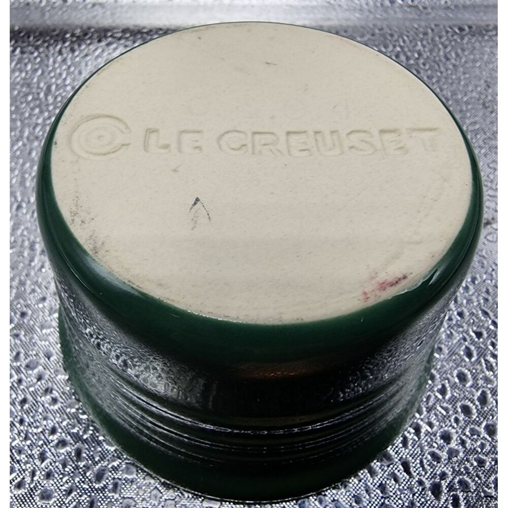Le Creuset Stoneware Green Ramekins Sauce/Condiments Bowl (4) READ LISTING!!! - Picture 15 of 16